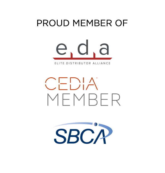 Proud member of Elite Distribution Alliance, CEDIA and SBCA