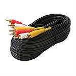 Steren 6' 3 RCA Composite Audio / Video Patch Cord