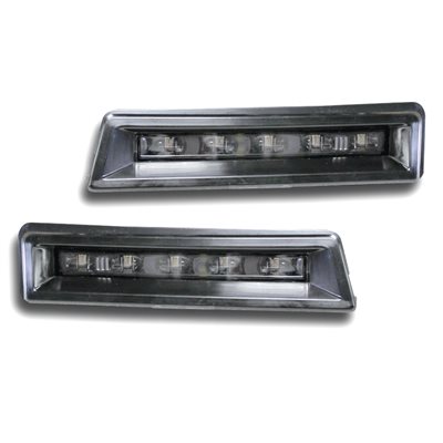 Rostra 5-LED Jeep Wrangler Daytime Running Lights (black)