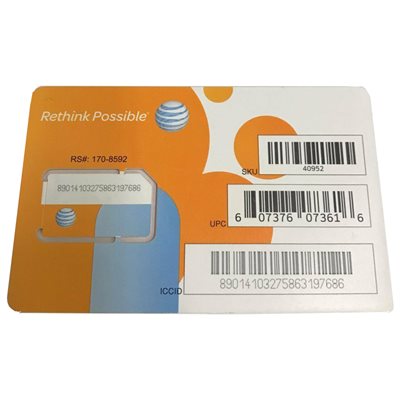 GOTW3 AT&T SIM Card