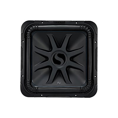 KICKER 15” Solo-Baric DVC 2-ohm 1000W Square Subwoofer (single)