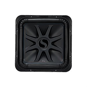 KICKER 15” Solo-Baric DVC 2-ohm 1000W Square Subwoofer (single)