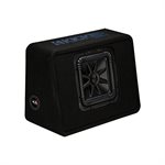 KICKER Single 10” Thin-Profile Enclosure with 2-ohm, 600W Subwoofer