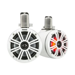 KICKER KMTC65W 6.5" 4-ohm Loaded Marine Cans with 45KM654L s