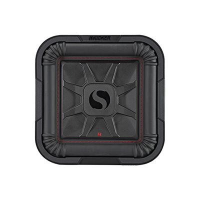 KICKER L7T102 10” LT7 DVC 2-ohm 500W Square Subwoofer (single)