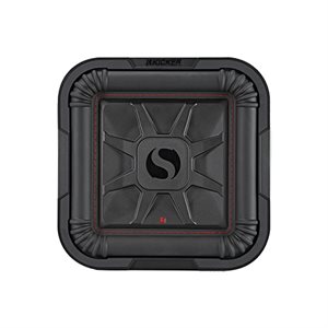 KICKER L7T104 10” LT7 DVC 4-ohm 500W Square Subwoofer (single)