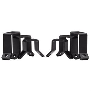 KICKER 47KPB Bracket Kit for Square Tube Mounting; Aluminum;  RoHS