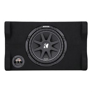 KICKER Comp 10" (25cm) Subwoofer in Down Firing Encl, 4-Ohm, RoHS C