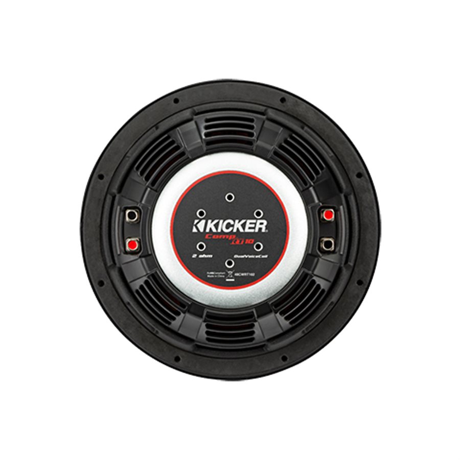 kicker 48cwrt104 comprt 10 subwoofer dvc 4 ohm