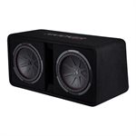 KICKER CompVR 12" (30cm) dual subwoofers in vented box, 2-ohm, RoHS