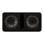 KICKER DCWR102 10” Dual Loaded Enclosure w /  CompR 2-ohm 800W Subwoofers