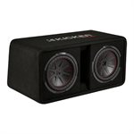 KICKER DCWR102 10” Dual Loaded Enclosure w /  CompR 2-ohm 800W Subwoofers