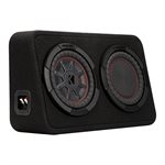 KICKER TCWRT82 8” CompRT 2-Ohm 400W Loaded Enclosure Subwoofer