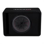 KICKER VCWR122 12” Loaded Enclosure w /  CompR 2-ohm 500W Subwoofer