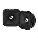 KICKER ST7MR4 7" Street Series 4-Ohm Square Midrange Speakers (pair)