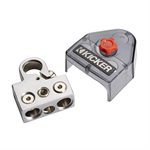 KICKER Warhorse BT4 + / - Battery Terminal w / Side Post Inserts, 4 OUT, RoHS Compliant