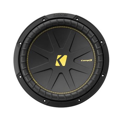 KICKER CompC 12" (30cm) Subwoofer, Dual Voice Coil, 4-Ohm