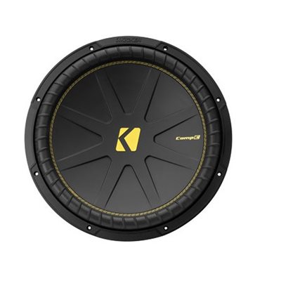 KICKER CompC 15" (38cm) Subwoofer, Dual Voice Coil, 4-Ohm