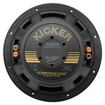 KICKER 50th Anniversay Gold Edition 10" Dual 4 Ohm 800w RMS