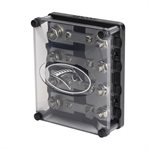 KICKER Warhorse HPFD4 Fused Distribution Block, 2 OUT; RoHS Compliant