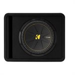 KICKER CompC 12" (30cm) Subwoofer in Vented Enclosure, 4-Ohm