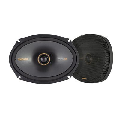 KICKER 6x9" (160x230mm) Coax Speakers w / 1"(25mm) Tweeters, 4