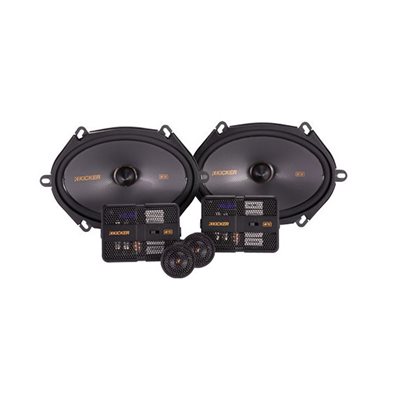 KICKER 6x8" (160x200mm) Component System w / 1" (25mm) Tweeter