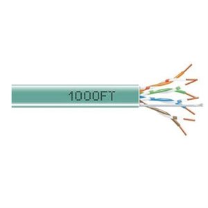 Wavenet Cat 6 PVC SOLID SHIELDED 600MHZ 1,000" REEL(green)