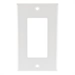 Vanco Single-Gang Decor Style Face Plate (white)