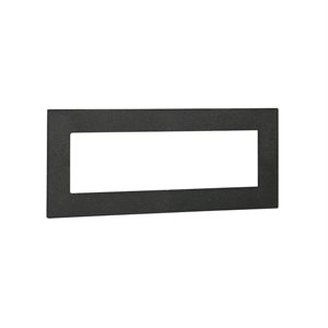 Metra 1 / 2" Border ISO DIN Trim Ring (black)