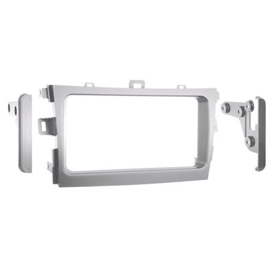 Metra 2009-13 Toyota Corolla DDIN Dash Kit (silver)