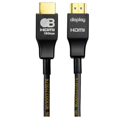 AVPro Edge 15M ~ 18Gbps Low Power HDMI (AOC) Cable - w /  Cleerline, FT4, CL2 / 3