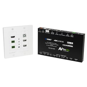 AVPro Edge HDMI Wall Plate Extender Kit w /  KVM Control