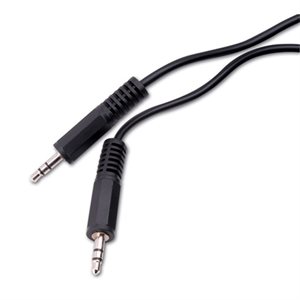 Vanco 3.5mm Stereo Plug to 3.5mm Stereo Plug Cable- 6' Lengt