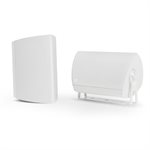 Def Tech All Weather Indoor / Outdoor Speaker w /  Bracket pair (white)