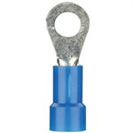 Install Bay 16-14 ga #8 Vinyl Ring Terminal (blue, 100 pk)