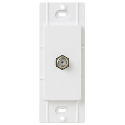 Lutron Claro Cable Jack (white)