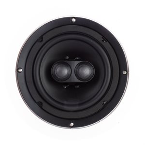 TruAudio 6.5" Dual Silk Tweeters Poly Woofer (white, single)