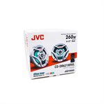 JVC 6.5" Marine 2-Way Coaxial 4-Ohm 260W LED Illumination Speakers (white) (pair)