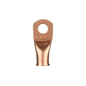 Install Bay 1 / 0 ga 3 / 8" Copper Uninsulated Ring Term (5 pk)