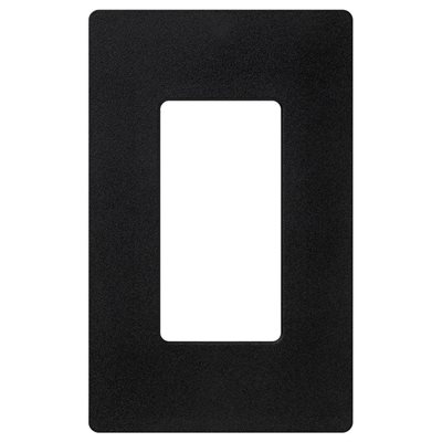 Lutron 1-Gang Wall Plate (black)