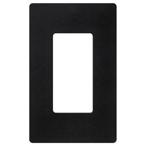 Lutron 1-Gang Wall Plate (black)