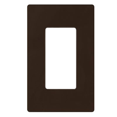 Lutron 1-Gang Claro Wall Plate (brown)