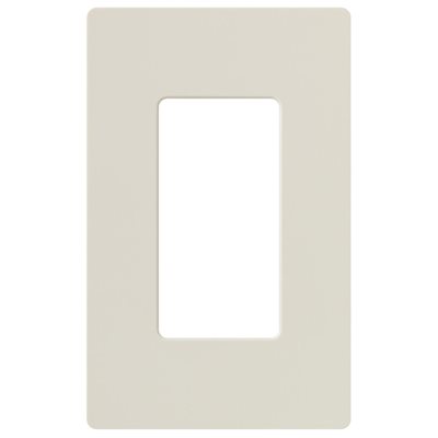 Lutron 1-Gang Wall Plate (lt. almond)