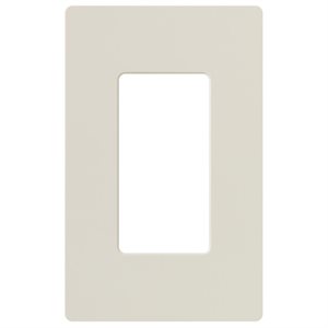 Lutron 1-Gang Wall Plate (lt. almond)