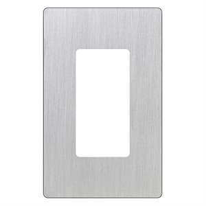 Lutron CLARO WALLPLATE 1 GANG (stainless steel)