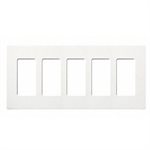 Lutron 5-Gang Wall Plate (white)