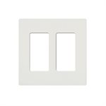 Lutron CLARO WALLPLATE 2 GANG 48-PK(white)