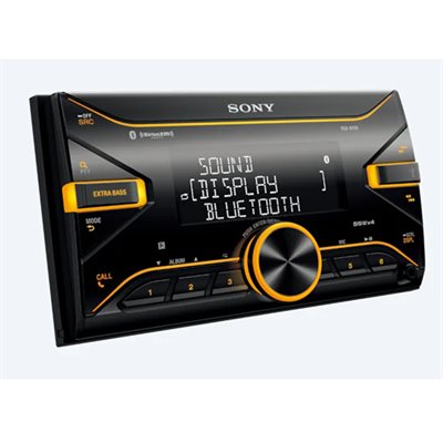 Sony DDIN SXM 55W Mechless with Dual Bluetooth EQ10