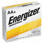 Energizer Industrial AA Alkaline Battery, 24-Pack